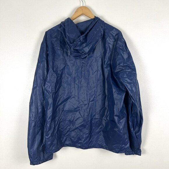 Vintage Izod Lacoste Pullover Jacket Men L Hooded Nylon Windbreaker 90s Gorpcore - Picture 5 of 7